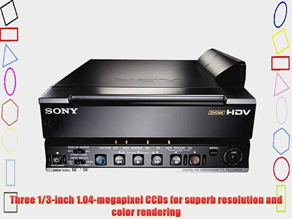 Sony Professional HVRM15U HDV Record/Playback Deck