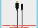 Belkin High Speed Ultra-Thin HDMI to Micro HDMI Cable (Supports Amazon Fire TV and other HDMI-Enabled