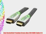New Rocketfish Premium Green xBox 360 HDMI Cable 8 ft