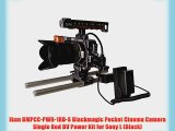 Ikan BMPCC-PWR-1RD-S Blackmagic Pocket Cinema Camera Single Rod DV Power Kit for Sony L (Black)