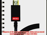 Accell B104C-003B-40 AVGrip Pro HDMI 1.3 10.2 Gbps Cable with locking Connector (3.3 feet /