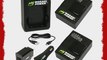 Wasabi Power Battery (2-Pack) and New Dual Charger for GoPro Hero3 Hero3  (with Car and US