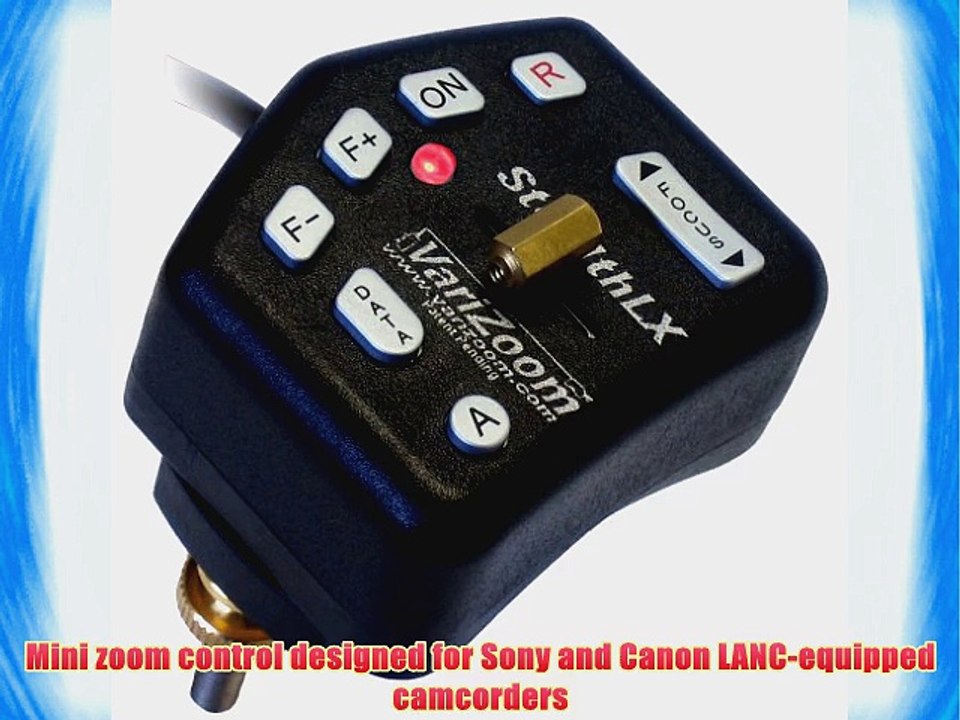 Varizoom VZ-STEALTH-LX Throttle for Variable-Speed Zoom Control (Black)