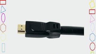 Tartan 24 AWG High Speed HDMI Cable with Ethernet 20 foot Black