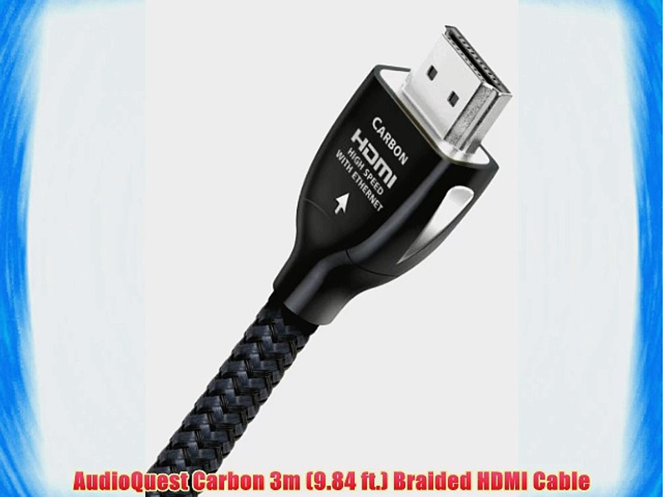 AudioQuest Carbon 3m (9.84 ft.) Braided HDMI Cable