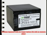 Wasabi Power Battery for Sony NP-FH100 (4600mAh) and Sony DCR-DVD203 DCR-DVD205 DCR-DVD408