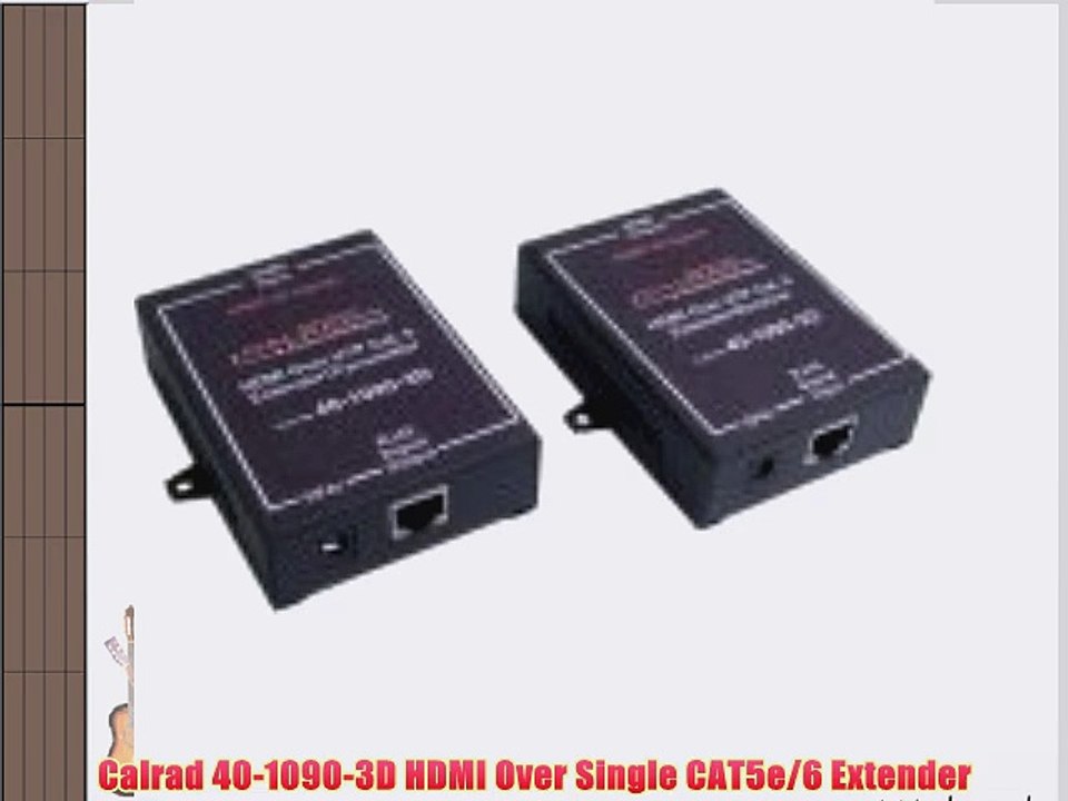 Calrad 40-1090-3D HDMI Over Single CAT5e/6 Extender