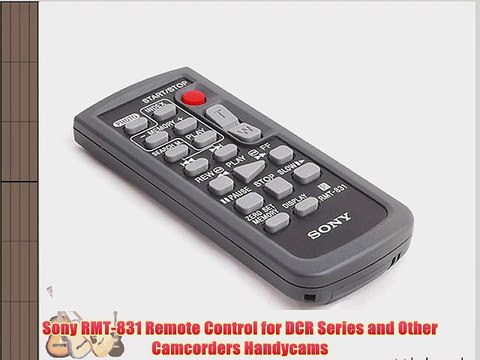 Sony RMT-831 Remote Control for DCR Series and Other Camcorders Handycams