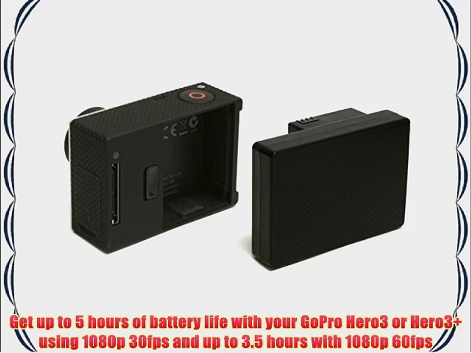 Wasabi Power Extended Battery for GoPro HERO3 HERO3
