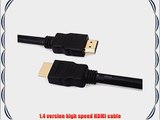 New Wayzon HDMI to HDMI Malc Cable 1.4 Version Gold Plated 1080 P Supports Ethernet 3D and