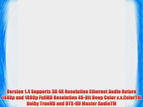 (10 Pack) 6 FT High Speed HDMI Cable with Ethernet (CL2 and FT4 Rated) - Supports 3D and Audio