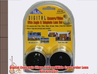 Digital Concepts 37mm TeleandWide Camcorder Lens Kit?(KIT1337)