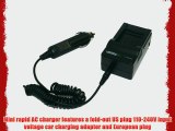 Wasabi Power Battery (2-Pack) and Charger for JVC BN-VG121 and JVC Everio GZ-E10 GZ-E100 GZ-E200