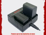 Kapaxen Dual Channel Battery Charger for JVC BN-VF808U BN-VF908U BN-VF815U BN-VF823U Camcorder
