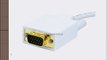 Monoprice 106005 15-Feet 32AWG Mini Display Port to VGA Cable - White