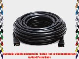 35ft HDMI 26AWG Certified CL 2 Rated (for in wall Installation) w/Gold Plated Ends