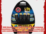Xtreme Cables HDMI 1.4 Braided Cable 6 ft. (2 Pack)