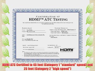 BJC Series-1 High-Speed HDMI Cable Belden Bonded-Pair 15 foot Black