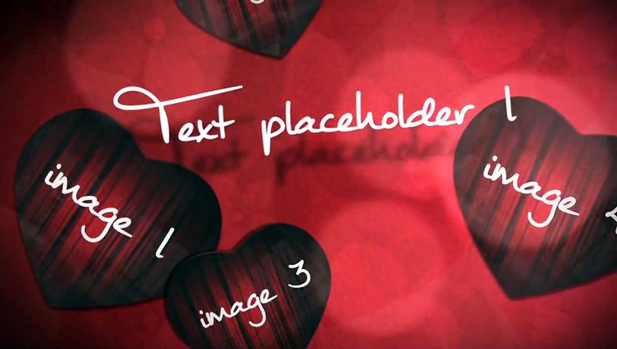 Valentine Photo Album in Heart with Text (Order 5$ Fiverr)