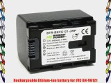 Wasabi Power Battery for JVC BN-VG121 and JVC Everio GZ-E10 GZ-E100 GZ-E200 GZ-E300 GZ-E505