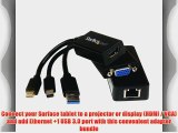 StarTech.com HDMI VGA and Gigabit Ethernet Adapter Bundle - MDP to HDMI / MDP to VGA - USB