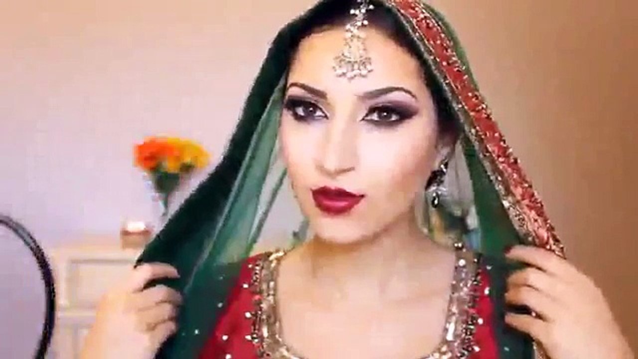 Makeup Tutorial   Indian Inspired Makeup Using All Motives Cosmetic Products HD