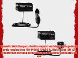 Gomadic Car and Wall Charger Essential Kit for the Panasonic HDC-SD90 Camcorder - Includes