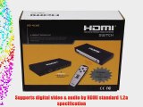 LinXcel HS-41A0 4 Ports HDMI Switch With One 6ft. HDMI Certified Cable