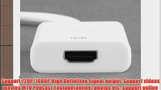 Aitao 1080P Digital AV Dock Connector Video Adapter Converter to HDMI HDTV for Apple iPad iPhone