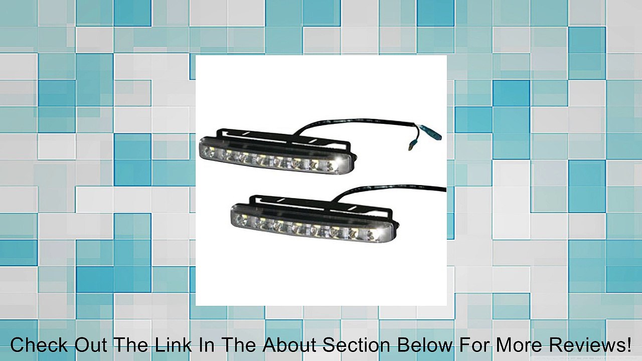 Streetglow SG8LFLWH XtraSlim White Daytime Running Light - Pair Review