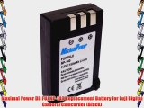 Maximal Power DB FUJ NP-140 Replacement Battery for Fuji Digital Camera/Camcorder (Black)