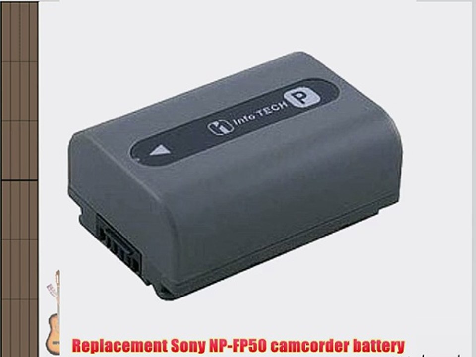 Replacement Sony NP-FP50 camcorder battery