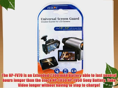 Battery And Charger Kit For Sony HDR-CX220 HDR-CX230 HDR-CX290 HDR-PJ230 HDR-CX380 HDR-PJ380