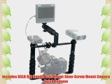 Alzo Transformer Dslr Rig Full Gear Kit- Camera Cage Bracket Incl. Bracket Handle Ball Mount