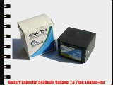 UpStart Battery CGA-D54 CGR-D54 CGA-D54SE/1B Replacement Battery for Panasonic AG DV Series