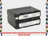 Wasabi Power Battery for Sony NP-F975 NP-F970 NP-F960 NP-F950 (8500mAh) and Sony DCR-VX2100