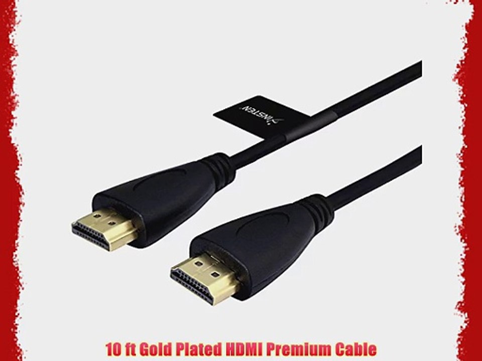 10 ft Gold Plated HDMI Premium Cable