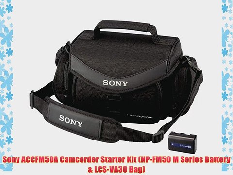 Sony ACCFM50A Camcorder Starter Kit (NP-FM50 M Series Battery