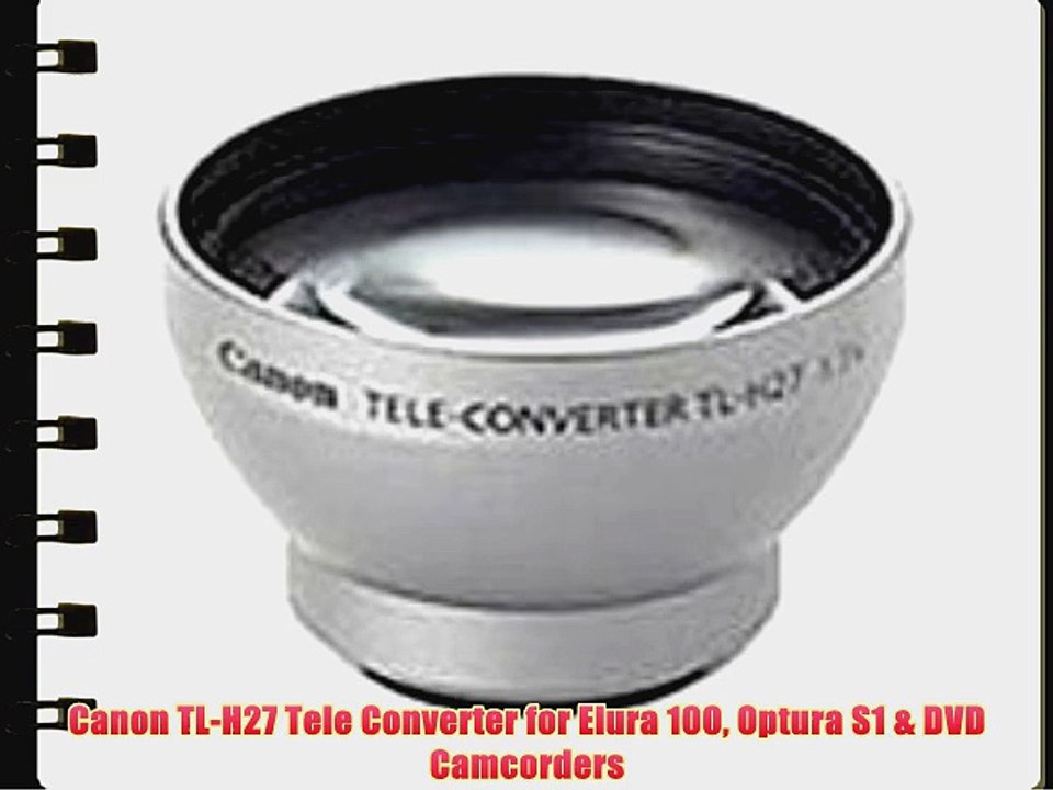 Canon TL-H27 Tele Converter for Elura 100 Optura S1