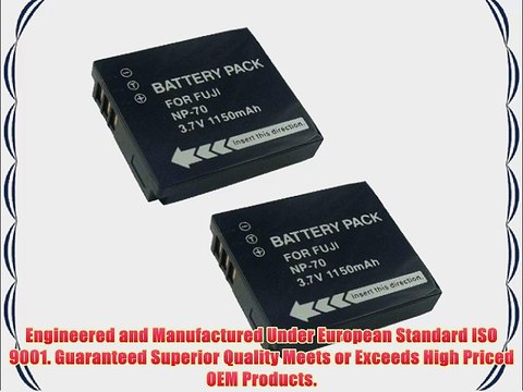 ValuePack (2 Count): Extended Performance Replacement Battery for Specific Digital Camera and
