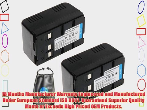 ValuePack (2 Count): Digital Replacement Battery for Specific Digital Camera and Camcorder