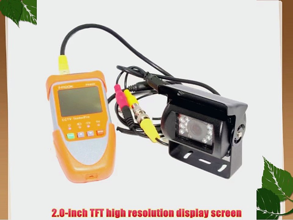 High Battery 14500mah 12v 500ma Output Audio Video Cctv Tester Hd TFT Monitor