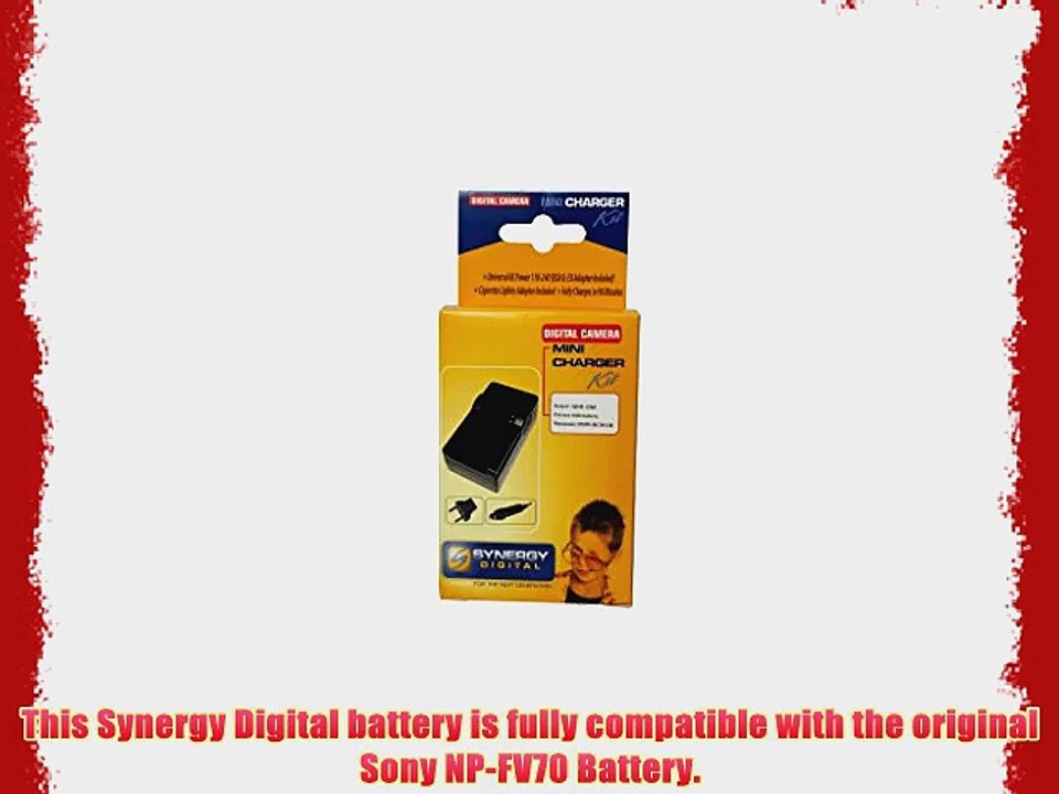 Sony DCR-SX65 Camcorder Battery Lithium-Ion 2060mAh - Replacement for Sony NPFV-70 Battery