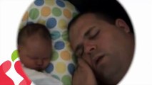 Like Father, Like Daughter- Infant Baby and Daddy Snoring Together!