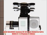 DJI CP.ZM.000061 Zenmuse H3-3D 3-Axis Gimbal for GoPro HERO3/3 /4 (Phantom 2) (White)