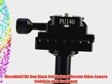 MicroMall(TM) New Black S40 Updated Version Video Camera Stabilizer with Gradienter