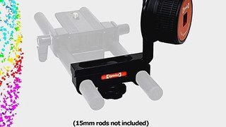 Opteka CXS-800 Gearless Follow Focus System for DSLR Cameras (Fits 15mm Rods/Rigs))