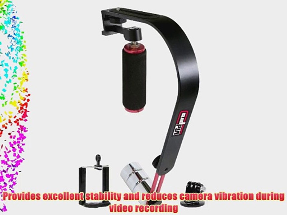 Vidpro SB-8 Video Stabilizer for GoPro Smartphones Cameras