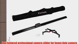 Fotodiox Pro SlideCam 1000 - 39 Video Slider Stabilizer DSLR Camera Track Slider Linear Stabilization