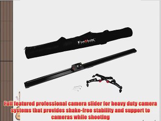 Fotodiox Pro SlideCam 1000 - 39 Video Slider Stabilizer DSLR Camera Track Slider Linear Stabilization